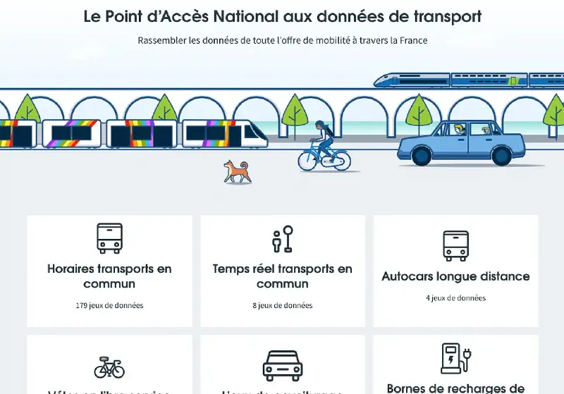 One portal to find all mobility data, no matter its provider (transport.data.gouv.fr)